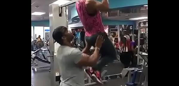  Gym exercise touch